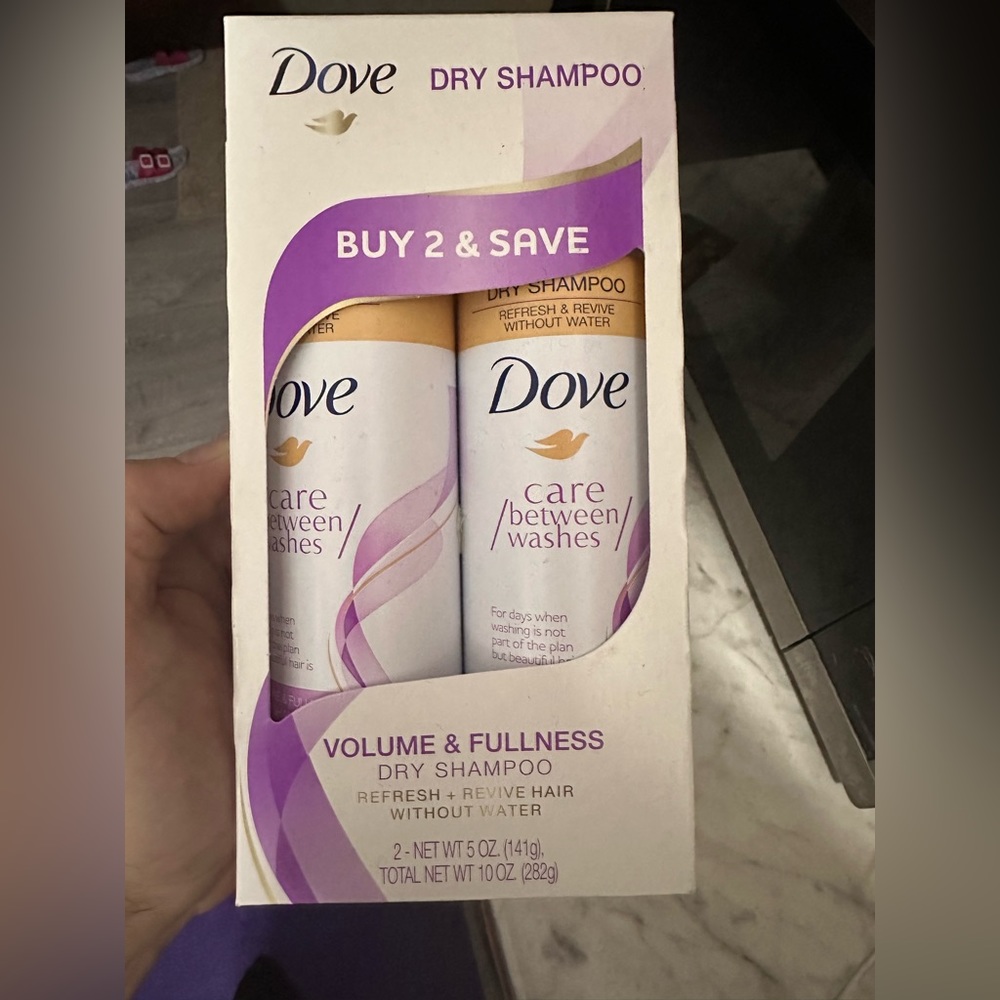 Dove dry shampoo
